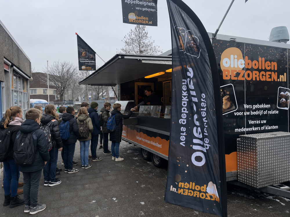 Ambachtelijke oliebollen voor uw school