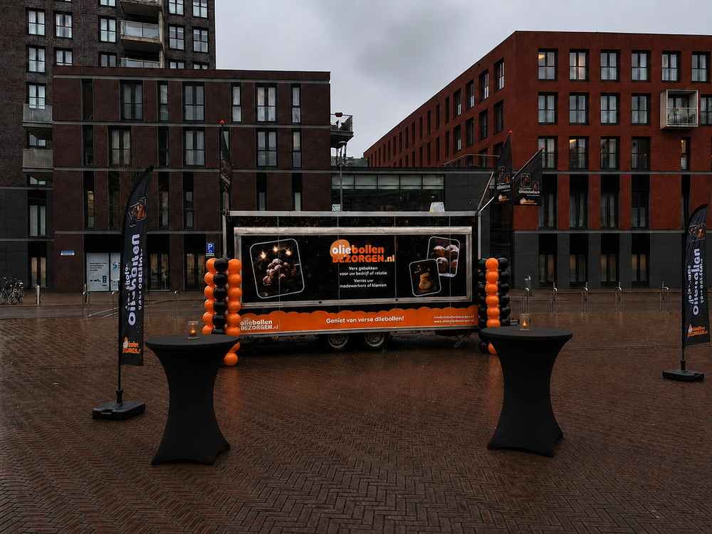 Een verse kraam bij u op locatie